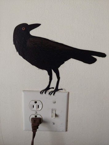 Wallpaper Crow kitchen